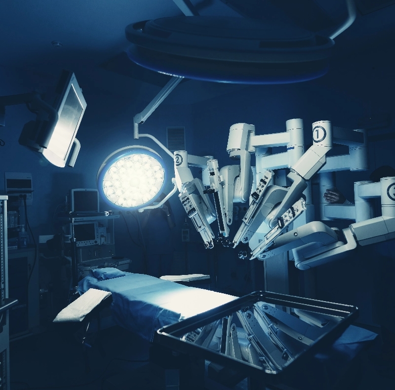 AI-driven surgery technology being used in the operating room